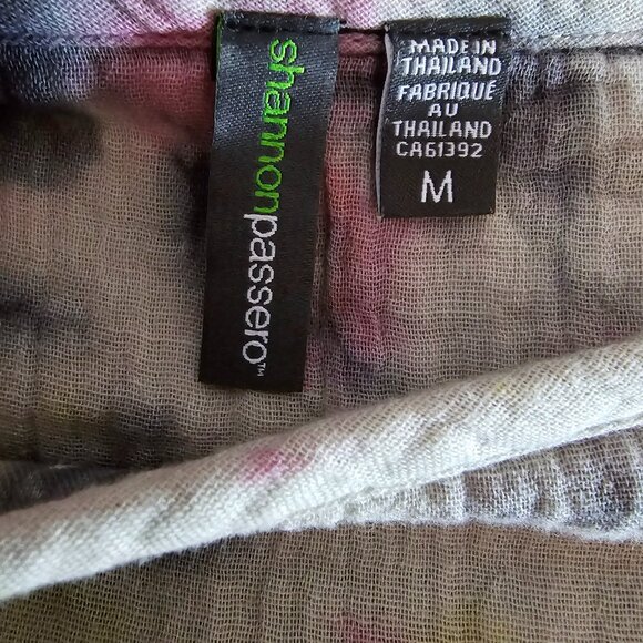 SHANNON PASSERO Tie Dye Hi-Low Crew Neck Dress Size MED - Picture 6 of 7